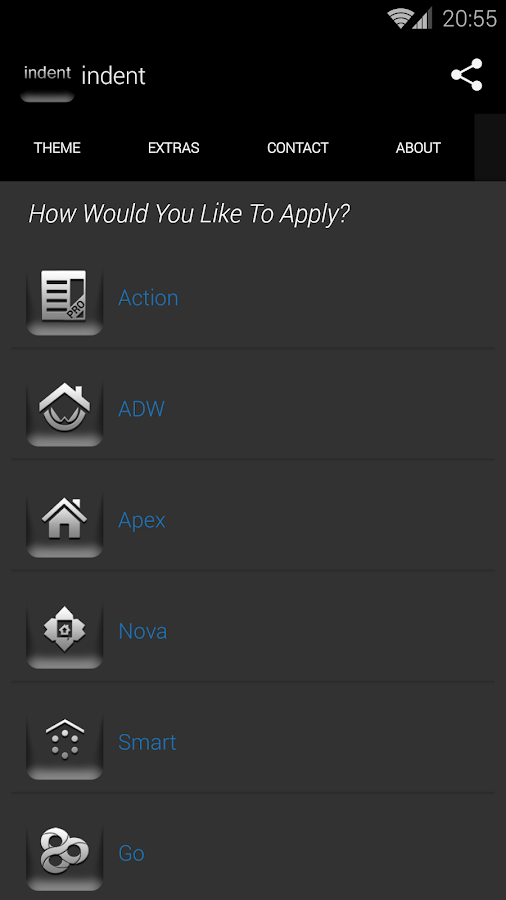    indent icon pack - Nova Apex- screenshot  