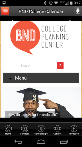 BND College Calendar