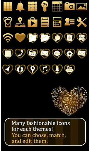 Heart Theme-Golden Vines- 1.0 Windows u7528 4