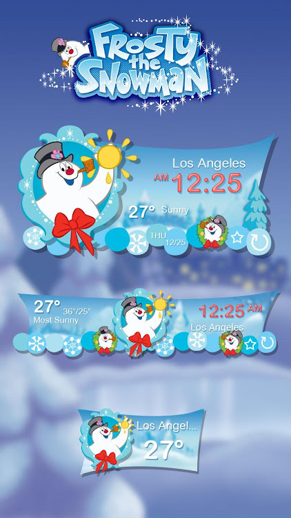 Snowman Theme GO Weather EX - 1.0 - (Android)