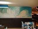 Wave Mural Beach House Restaurant