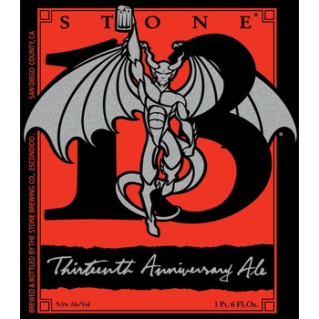 Logo of Stone 13th Anniversary Ale
