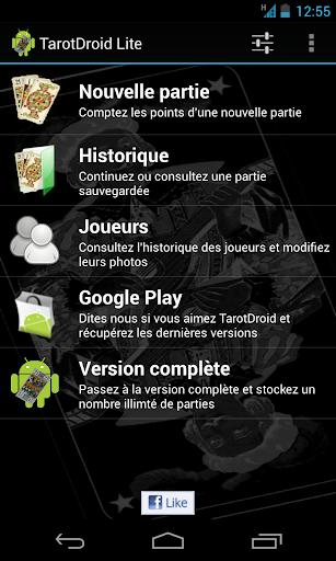 TarotDroid Compteur de points