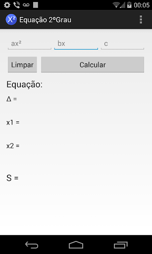 Equação de 2º Grau