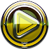 Poweramp skin Yellow Glas luxe3.10 (Paid)