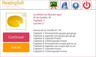 Captura de pantalla de Curso 10 Aprender a Leer APK #1