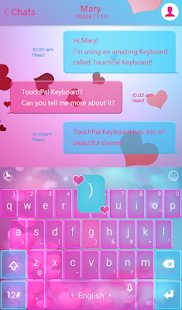 Free TouchPal Love Heartbeat Theme APK for Android