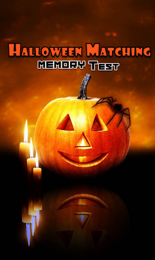 Halloween Matching Memory Test