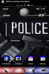Police Theme for Go Launcher Screenshots 0