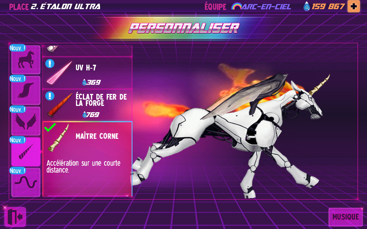   Robot Unicorn Attack 2 – Capture d'écran 