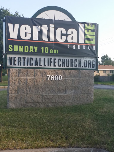 Vertical Life Church Sign