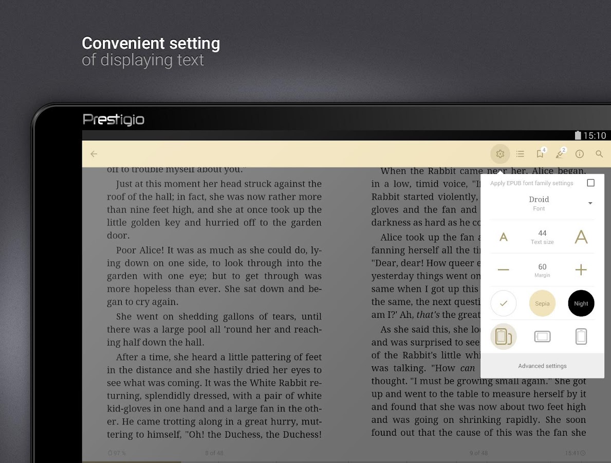 eReader Prestigio Book Reader Android Apps on Google Play