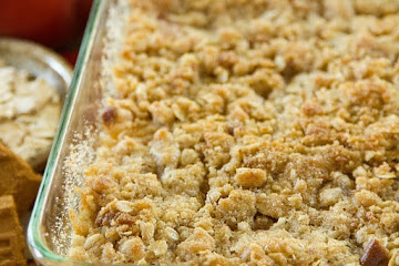 Biscoff Peach Crisp Recipe