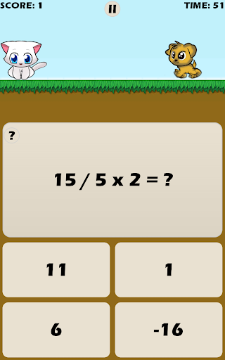 Math Games with Kitten