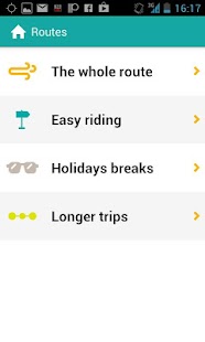 The official Loire à Vélo app. Screenshots 2