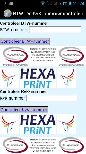 BTW- KvK-nummers controleren