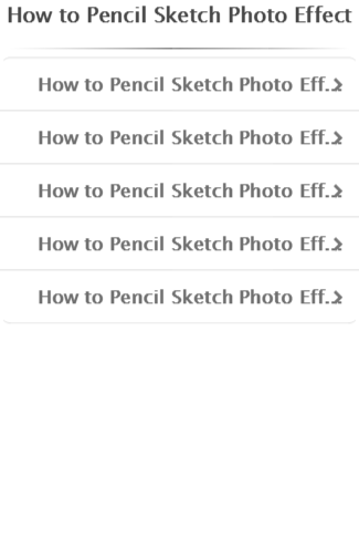 how to sketch photo