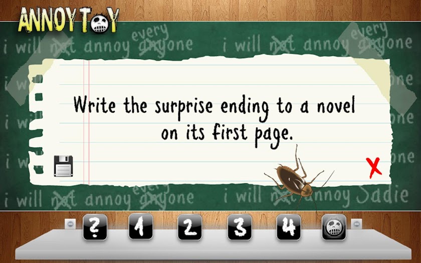 Annoy Toy Chalkboard App Screen 3