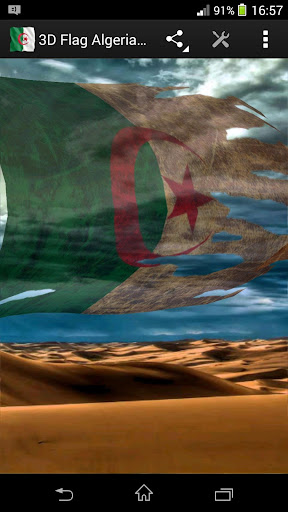 3D Flag Algeria LWP