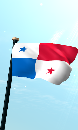 Panama Flag 3D Free Wallpaper