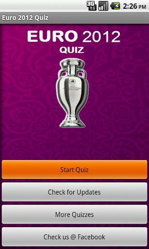 Euro 2012 Quiz