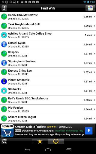 WiFi Finder with Biz Reviews