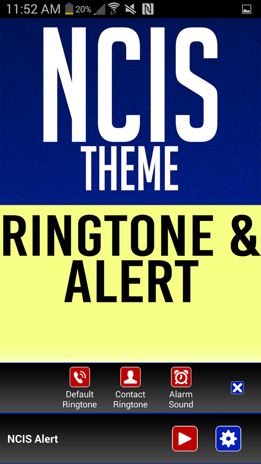 NCIS Theme Ringtone &amp; Alert Screen 2