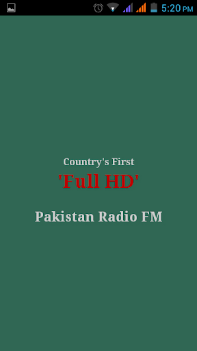Pakistan Radio FM 