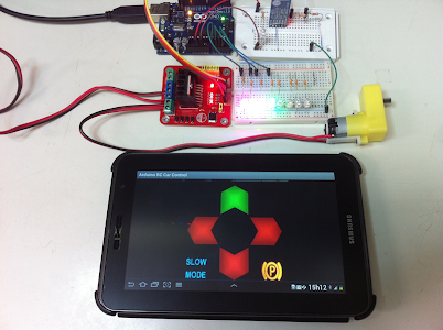 arduino control rc car