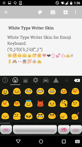 【免費個人化App】White Type Writer Keyboard-APP點子