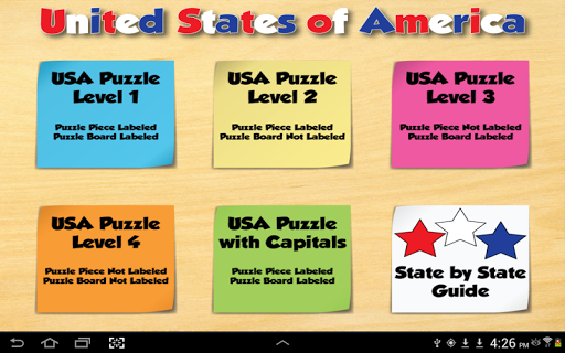 United States Puzzle and Guide