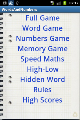 Words Numbers Ad Free