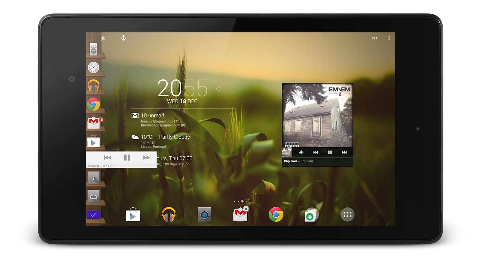 Glovebox - Side launcher - screenshot