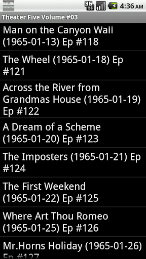 【免費音樂App】Theater Five Radio Show V. 03-APP點子
