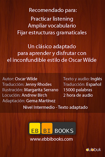 【免費教育App】Lee en inglés: Dorian Gray-APP點子