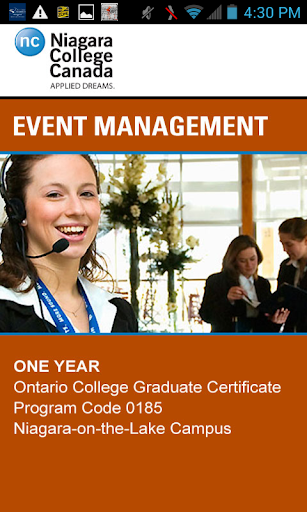 Niagara College Event Mgmt