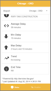 Free FAA Airport Delay and Weather APK for Android