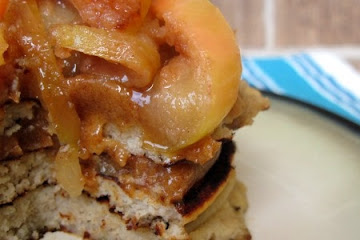 Caramel Apple Pancakes (nut free)