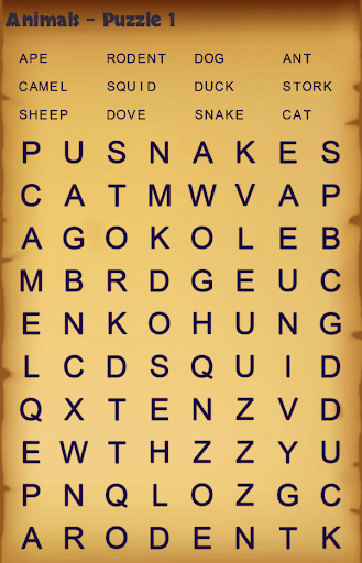 Pocket Word Search