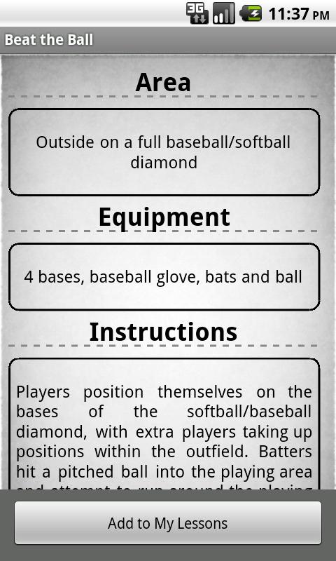 PE Games - Games for Teachers Screen 2