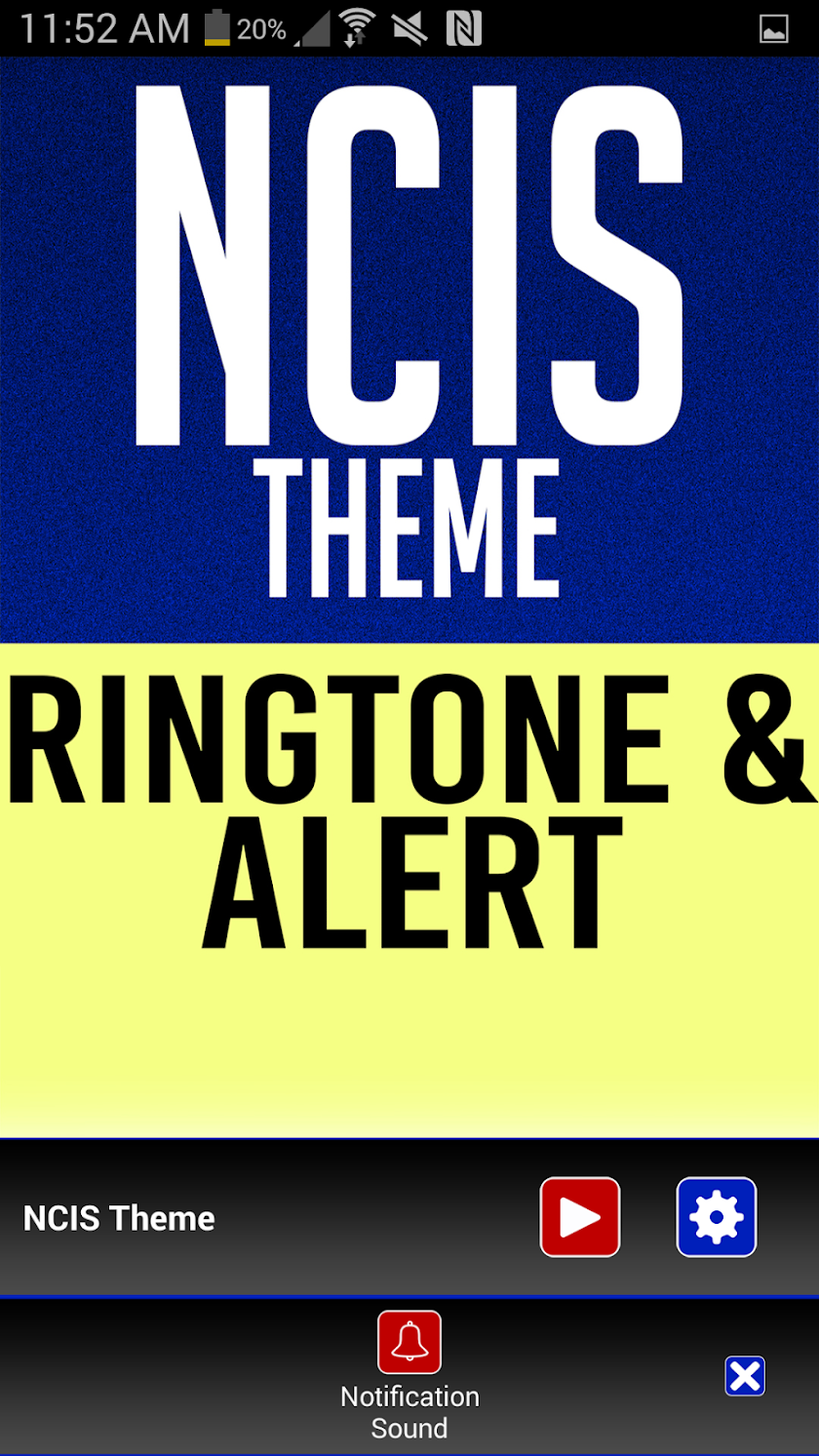 NCIS Theme Ringtone &amp; Alert Screen 3