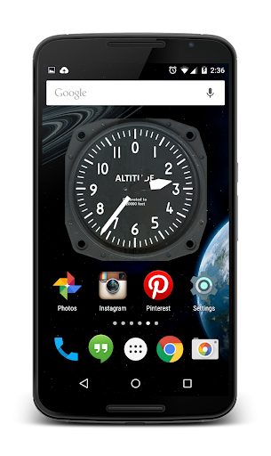 Aviator Clock Widgets