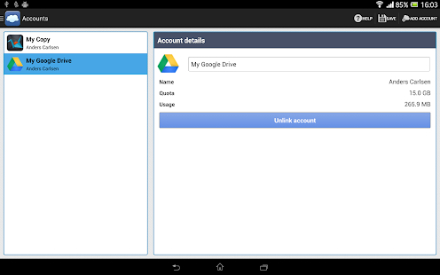 FolderSync Lite - screenshot thumbnail