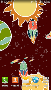 Download Space Cartoon Free LWP APK
