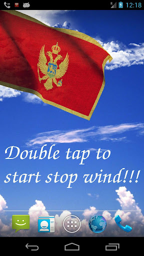 3D Montenegro Flag LWP +