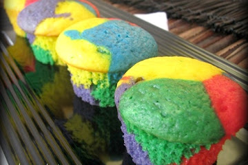Rainbow Cupcakes