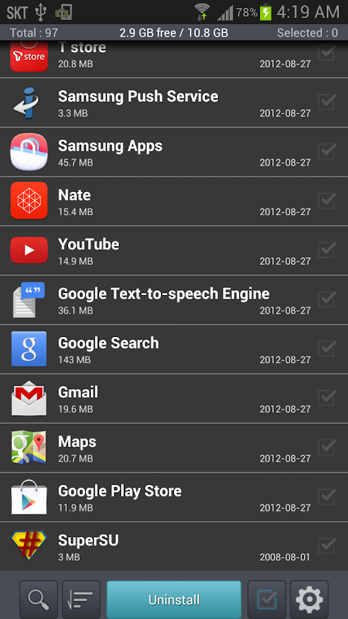    Uninstaller (App Uninstall)- screenshot  