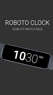 Roboto Clock for Gear Fit