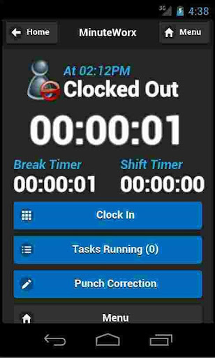 MinuteWorx Punch Clock Client