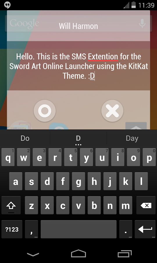 SAO KitKat Theme - screenshot